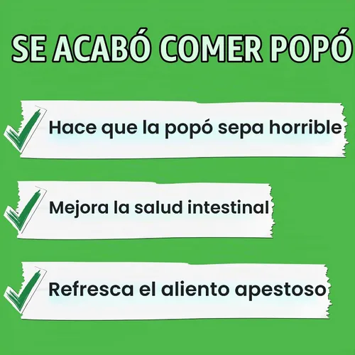 Vista 2 de Masticables sin caca para perros, coprofagia y disuasorio para comer heces Hígado de Carne