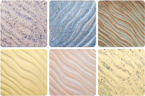 Vista 14 de AMACO Potter's Choice Flux High Fire Glazes - Esmalte de 6 pintas, paquete de clase #1, 6 colores surtidos, cono de fuego medio alto en capas 5-6