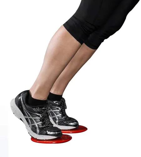 Vista 2 de Glide Discs - Planeadores de doble cara para alfombras o pisos de madera dura, equipo de ejercicio abdominal con guía de entrenamiento más