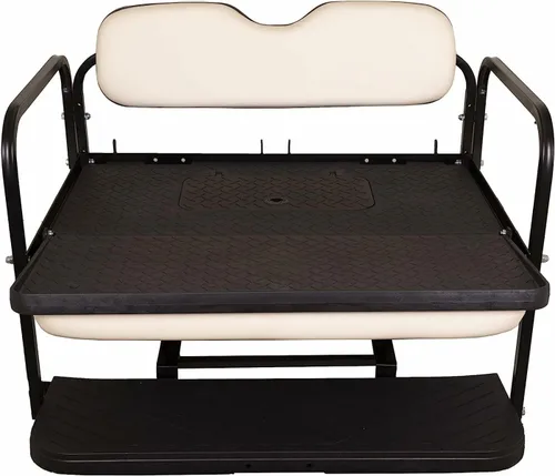 Vista 6 de Mach3 Yamaha G19 / G22 Kit de asiento trasero abatible para carrito de golf Blanco