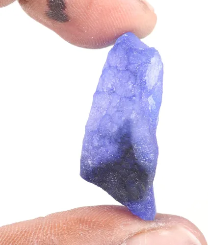 Vista 3 de REAL-GEMS Zafiro azul natural suelto, 32 unidades certificado en bruto AXA-381, Gema, azul