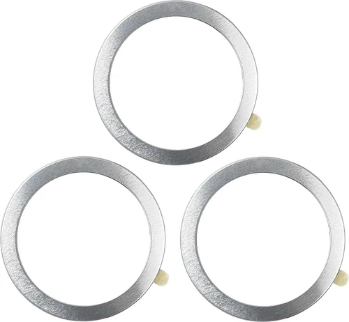 Vista 9 de TENOC - Adhesivo universal de metal para anillo, 6 unidades, Bkack+Plata Compatible con teléfonos celulares iPhone/Samsung/Android, cargador