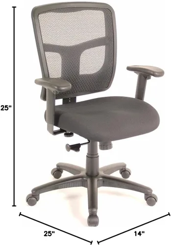 Vista 2 de CoolMesh Synchro-Tilt Silla ergonómica con brazos