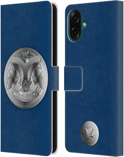 Vista 135 de Head Case Designs Officially Licensed WWE Cruiserweight Champion Title Belts Leather Wallet Case Compatible with Samsung Galaxy A07 4G Campeón