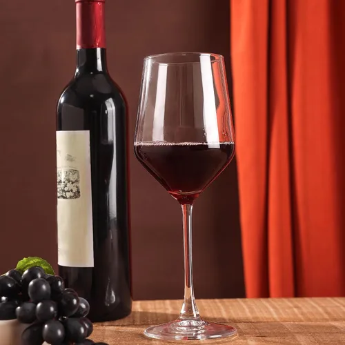 Vista 7 de Juego de 8 copas de vino tinto de 17 onzas para boda, regalo de inauguración de la casa