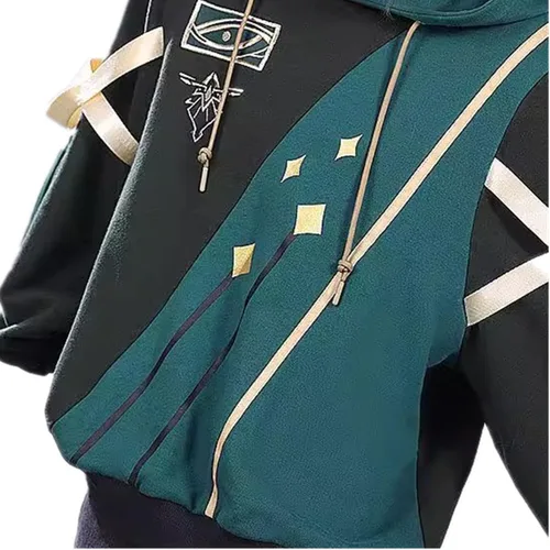 Vista 2 de TOLINA Anime GenshinImpact Alhaitham Kaveh - Sudadera con capucha 3D, sudadera con capucha de anime, disfraz de cosplay