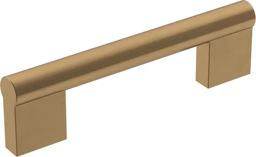 Vista 70 de Amerock Versa 3-3/4 pulgadas (96 mm) de centro a centro Bronce champán Manija de gabinete - paquete de 10 unidades Champagne bronce