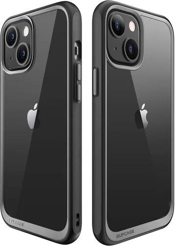 Vista 8 de SUPCASE Unicorn Beetle Style Series - Funda para iPhone 14 / iPhone 13, funda protectora híbrida delgada y transparente (negro)