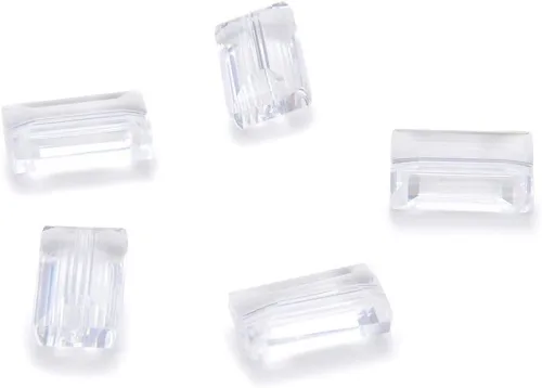 Vista 11 de 25 piezas Adabele cuentas austriacas de cristal facetado de 14 mm, rectangulares sueltas, amatista, compatibles con cristales Swarovski Preciosa