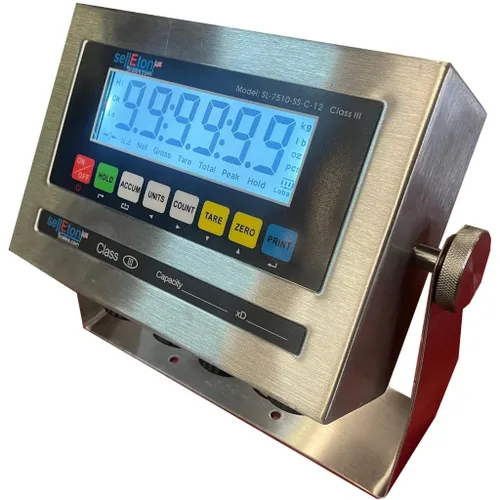 Vista 6 de SellEton SL-934 - Báscula industrial de carga para camiones de eje de 10 x 10 pies con capacidad de 60,000 libras, no NTEP