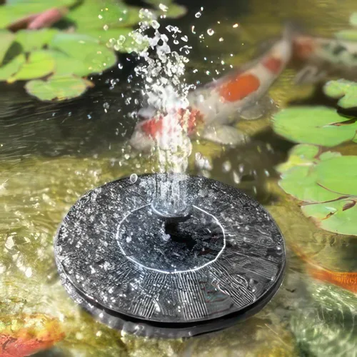 Vista 6 de Solatec - Fuente solar, bomba de fuente de baño para pájaros de 1.3 W, kit de panel solar, bomba sumergible de riego al aire libre para estanque