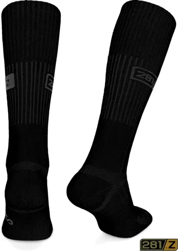 Vista 3 de 281Z Calcetines militares para botas - Trekking táctico senderismo - Deporte atlético al aire libre (negro)