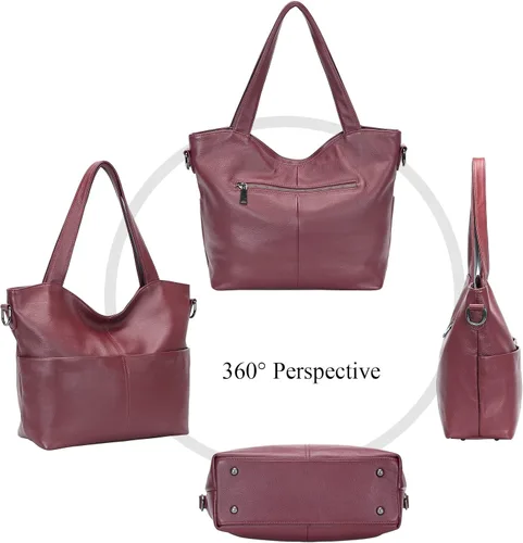 Vista 4 de CHERISH KISS Bolsos de cuero y bolsos de mano para mujer