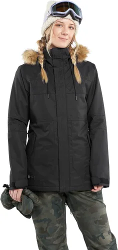 Vista 7 de Volcom Chaqueta con capucha para mujer, con aislamiento para snowboard, esquí, invierno Bálsamo S4