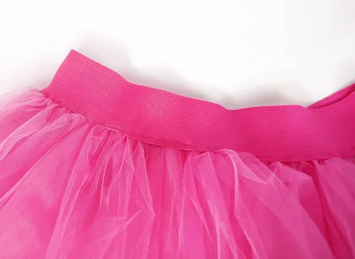 Vista 6 de Bellady Falda larga de malla alta y baja para mujer