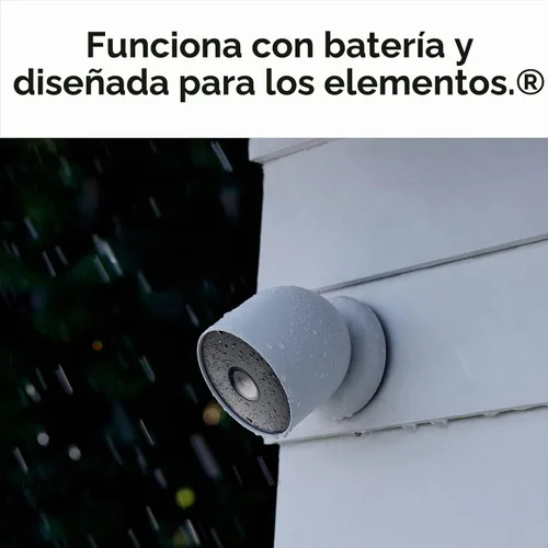 Vista 3 de Google Nest Nest Cam - Cámara de red Full HD de 2 megapíxeles para exteriores, color - paquete de 3