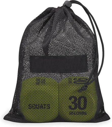 Vista 2 de Dados de ejercicio SPRI (6 lados) – Juego para clases de ejercicio grupales – Incluye flexiones, sentadillas, estocadas, saltos de tijera