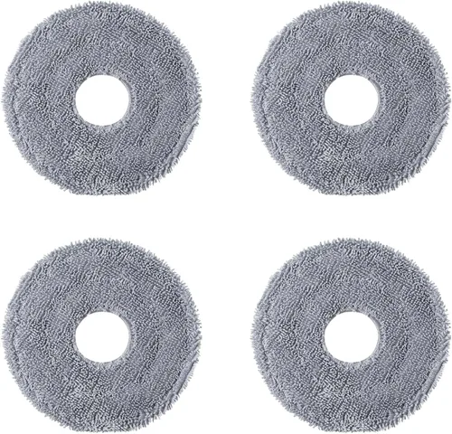 Vista 5 de roborock Paquete de 4 Paños de Microfibra para Trapeador para QV 35A/QV 35S/QR 5T7/QR 598/QR 798/QR T78/Qrevo L/QV 798/QX Revo