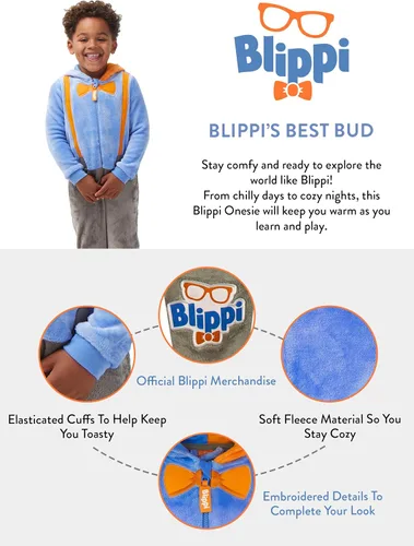 Vista 3 de Blippi Mono para niño