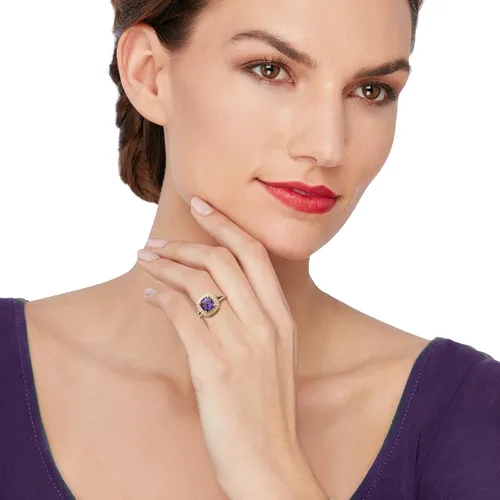 Vista 2 de Ross-Simons 1.80 Carat Amethyst Ring in 14kt Yellow Gold