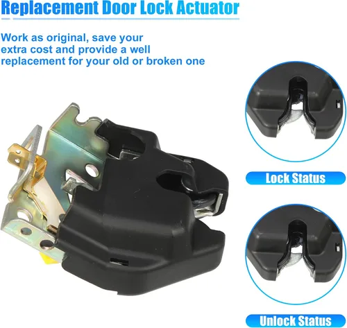 Vista 5 de X AUTOHAUX Cerradura de la puerta trasera del coche del actuador del pestillo de la puerta del maletero trasero 74851-S5A-013 para Honda Civic