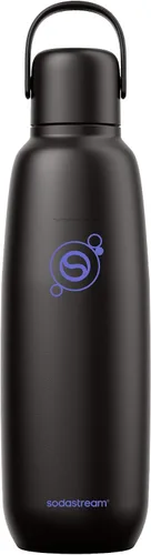 Vista 14 de sodastream Fizz & Go Cool, Botella de agua carbonatada de acero inoxidable de 0.9 L, botella de metal aislada para agua con gas, compatible