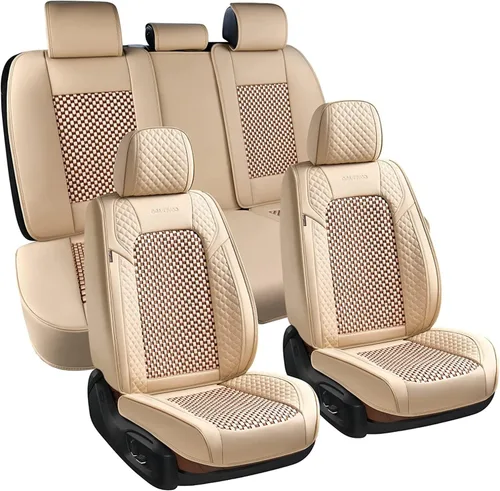 Vista 19 de Coverado - Fundas impermeables para asientos de coche, fundas delanteras para asientos de coche, 2 en 1, fundas protectoras para asientos de coche