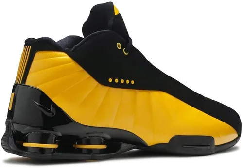 Vista 3 de Nike Shox BB4 - Tenis de baloncesto para hombre amarillo 9