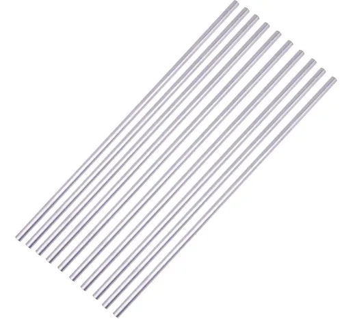 Vista 5 de 2 piezas de varilla redonda de aluminio 6061 de 3/4 x 3/4 de pulgada de largo, T6511, extruida, 0.75 pulgadas de diámetro
