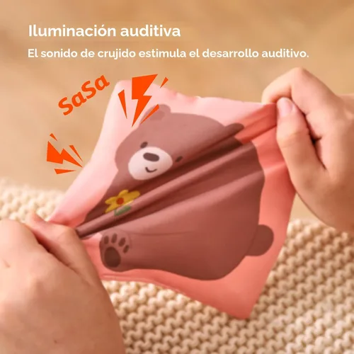 Vista 6 de Youuys Caja de Pañuelos de Juguete para Bebés de 6-12 Meses, Juguetes Sensoriales Montessori para Niño de 1 Año, Juguete Infantil con Pañuelos