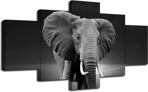 Vista 20 de Arte de pared inspirador de león en blanco y negro para decoración de pared, impresión en lienzo, citas motivacionales, pósters, pintura enmarcada