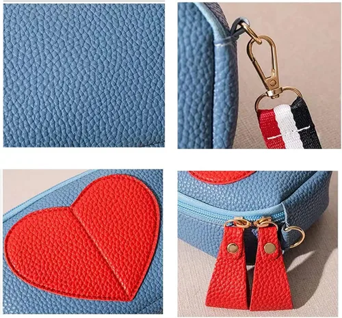 Vista 5 de Bolso cruzado para niñas pequeñas, regalo de cumpleaños con bolsa de regalo