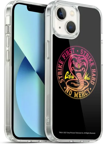 Vista 57 de Head Case Designs Funda de gel suave con licencia oficial de Cobra Kai Eagle Fang Logo Key Art compatible con Apple iPhone 7 Plus/iPhone 8 Plus