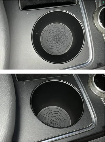 Vista 3 de Portavasos para automóvil, paquete de 2 portavasos antideslizantes universales para automóvil, duradero, adecuado para la mayoría de accesorios