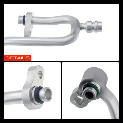 Vista 9 de A-Premium Conjunto de manguera de línea de descarga de A/C compatible con Kia Forte, Forte Koup, 2010 2011 2012 2013, 2.0L 2.4L, compresor a