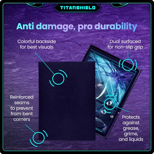 Vista 3 de TitanShield - Fundas Premium para Cartas Compatibles con Pokémon, One Piece, Lorcana, Flesh & Blood y Magic The Gathering MTG