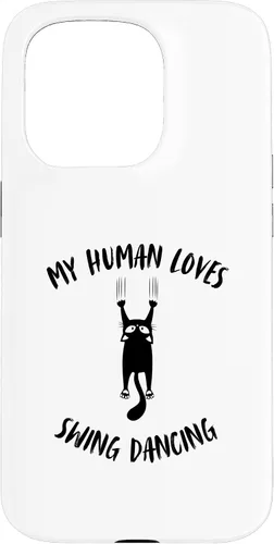 Vista 14 de My Human Loves Swing Dancing - Cat Parent Hobby Lover Case for iPhone 16