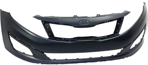 Vista 2 de Evan Fischer Kit de cubierta de parachoques delantero compatible con Kia Optima 2014-2015, imprimado, con agujeros para luces antiniebla, vehículo