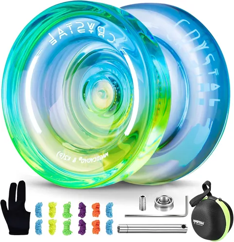 Vista 26 de MAGICYOYO K2 Responsive Yoyos para niños de 8 a 12 años, paquete de yoyo profesional de doble función con función de giro de dedo, yoyo profesional