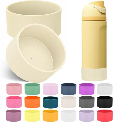Vista 12 de Mity rain Bota de silicona 2PCS para botella de agua Owala FreeSip Malvavisco tímido