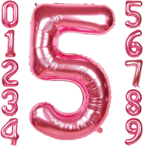 Vista 227 de Globos gigantes de números negros de 40 pulgadas, globos de aluminio de Mylar con helio para cumpleaños, globo número 0 para decoración de fiestas