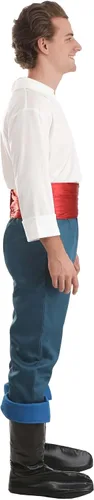 Vista 7 de Disney - Disfraz de La Sirenita del Príncipe Eric para adultos, para cosplay, Halloween, disfraces de parejas y disfraces