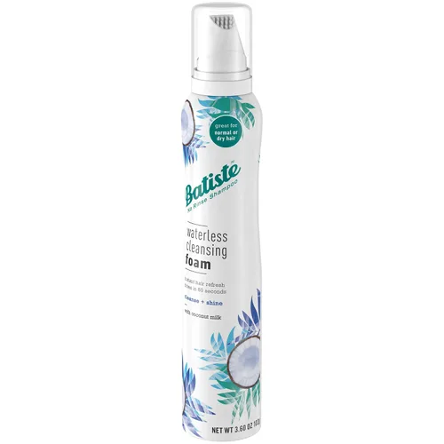 Vista 9 de Batiste - Espuma limpiadora sin agua + brillo con leche de coco, 3.6 onzas