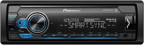 Vista 4 de Pioneer MVH-S310BT Single Din Receptor de Medios Digitales para Auto con Bluetooth Integrado, MIXTRAX, USB, Auxiliar, Compatibilidad con Pandora