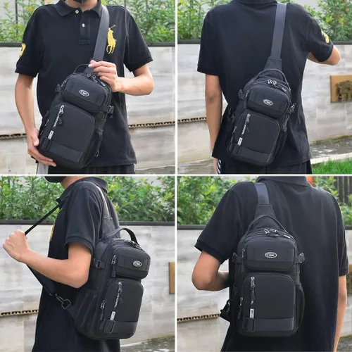 Vista 3 de KPYWZER Mochila de cuero para hombre