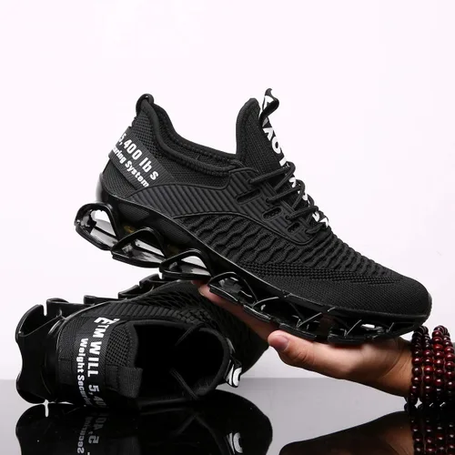 Vista 7 de Zapatos deportivos Chopben para correr, tenis a la moda con red transpirable y suela suave antideslizante, zapatos para caminar casuales y atléticos