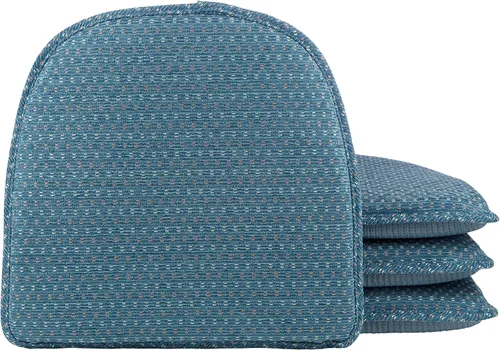 Vista 78 de Klear Vu Raindrop The Gripper - Cojines antideslizantes para silla, suaves y cómodos, almohadillas para asiento, almohadón para cocina, comedor u