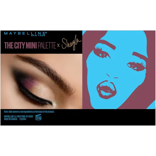 Vista 2 de Maybelline New York Makeup The City Mini paleta de sombras de ojos X Shayla, paleta de sombras de ojos Shayla, 0.14 onzas, 1 unidad (paquete de 1)