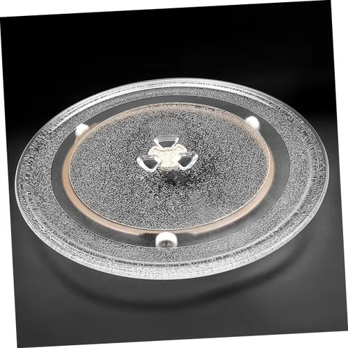 Vista 4 de 2pcs Soporte de placa giratoria de microondas Material accesorio de rodillo de placa de vidrio para hornos de microondas y reemplazo conveniente