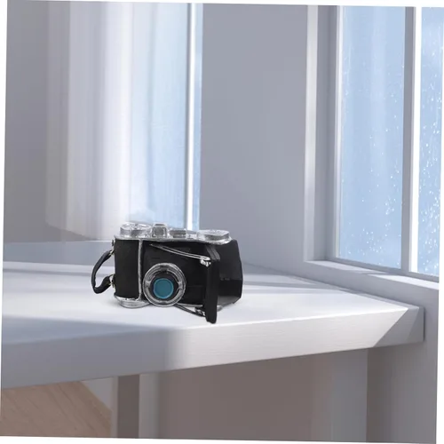 Vista 5 de MAGICLULU Figura de resina para cámara retro para decoración de escritorio de cumpleaños